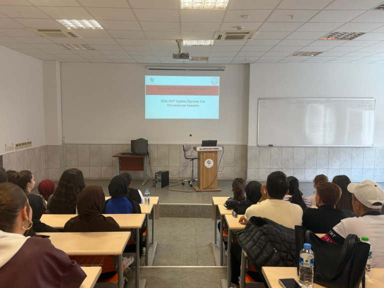 Tıbbi Hizmetler ve Teknikler Bölümü Öğrencilerine Oryantasyon Programı Düzenlendi